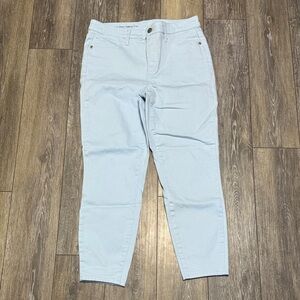 Talbots Light Blue Flawless High Waist Jegging Crop